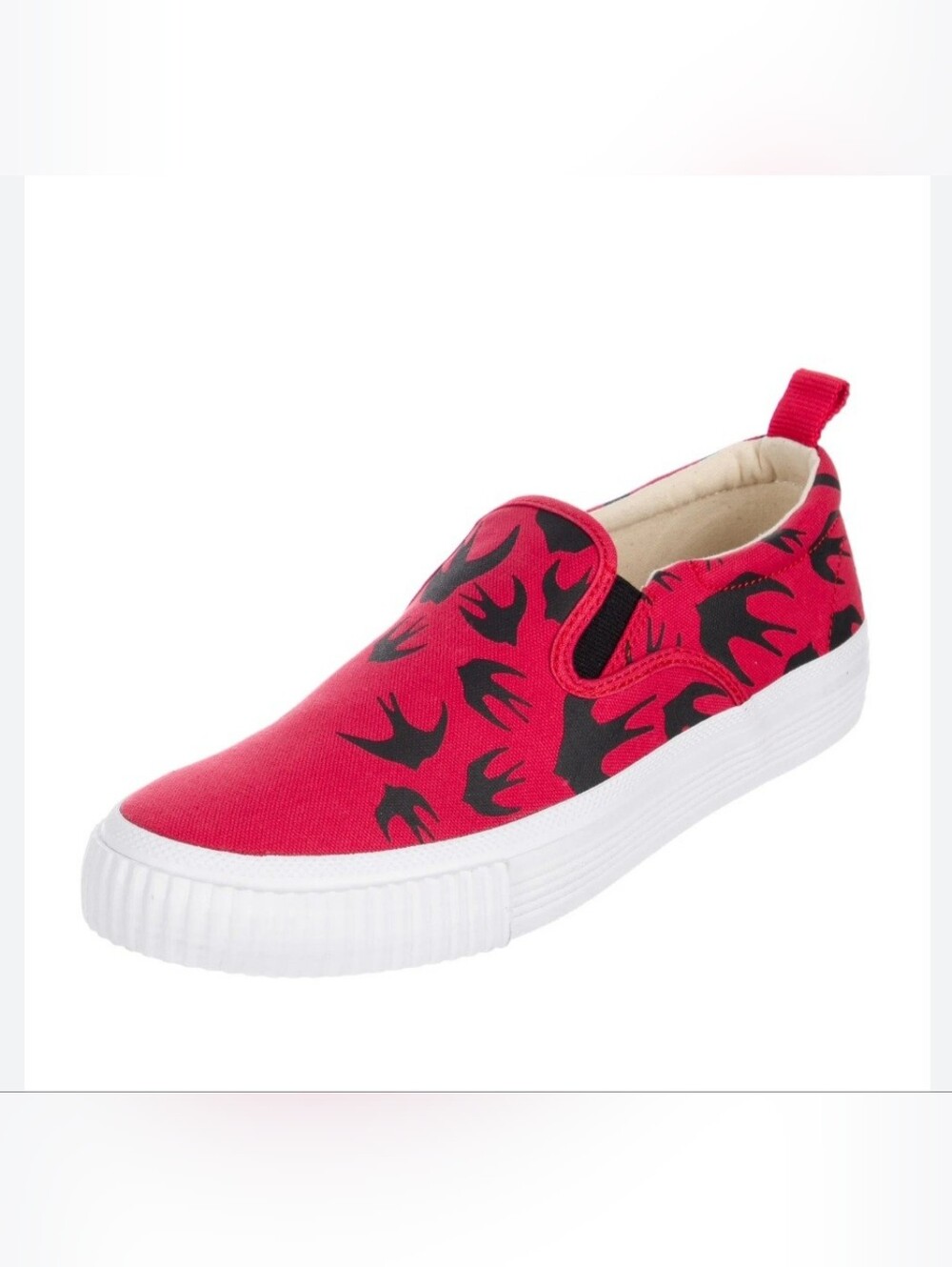 Alexander McQueen Swallow Vulc Slip-On Sneakers